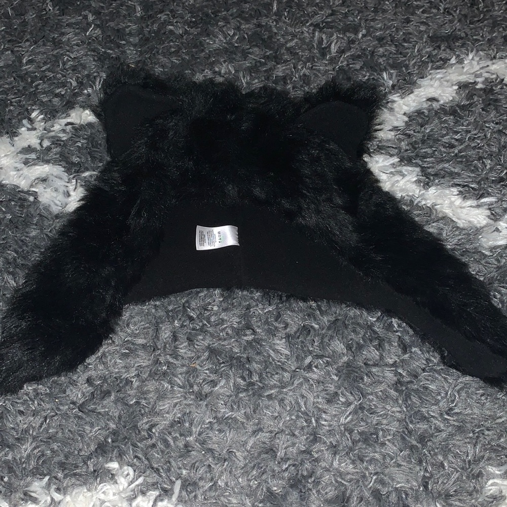 Fuzzy bear hat size One size